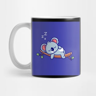 cute-koala-sleeping-tree-cartoon-animal-nature-icon-concept-isolated-flat-cartoon-style Mug